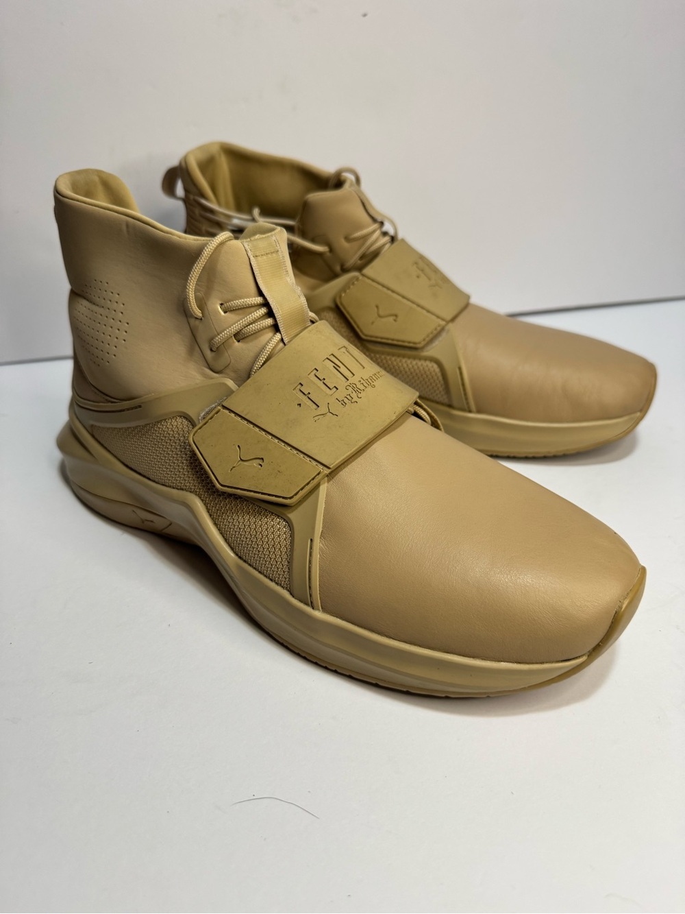Puma Fenty Rihanna Collab Women’s 10 - Men’s 8.5-9 Trainer Hitop Tan